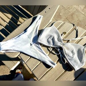 Luli fama ribbed bikini set